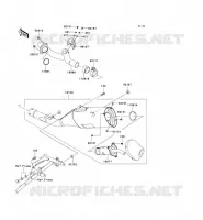 EXHAUST( JKALXGA1 8A006445) voor Kawasaki KLX450R 2008