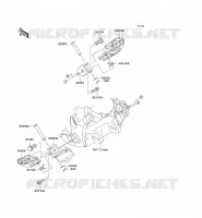 FOOTREST voor Kawasaki KLX450R 2008