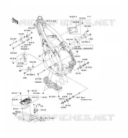 FRAME PARTS (COUVERTURE) voor Kawasaki KLX450R 2008