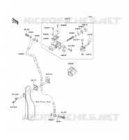 FRONT MASTER CYLINDER voor Kawasaki KLX450R 2008