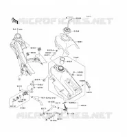 FUEL TANK voor Kawasaki KLX450R 2008
