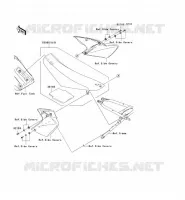 SEAT voor Kawasaki KLX450R 2008