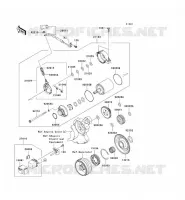STARTER MOTOR voor Kawasaki KLX450R 2008