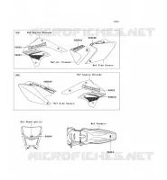 STICKER voor Kawasaki KLX450R 2008