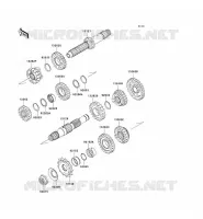 TRANSMISSION voor Kawasaki KLX450R 2008