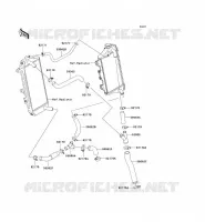 WATER PIPE voor Kawasaki KLX450R 2008