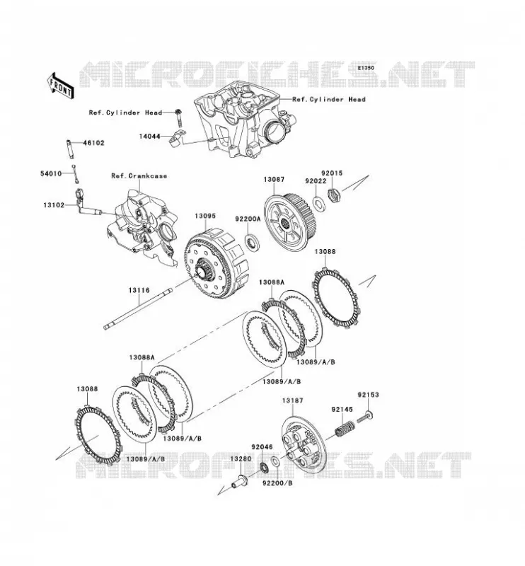 CLUTCH Kawasaki TOUT-TERRAIN 450 2013 KLX450R  KLX450ADF