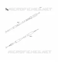 CABLES voor Kawasaki KX100 1995