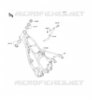 CHASSIS voor Kawasaki KX100 1995