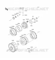 CLUTCH voor Kawasaki KX100 1995