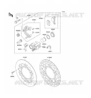 FRONT BRAKE voor Kawasaki KX100 1995