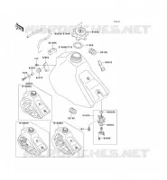 FUEL TANK voor Kawasaki KX100 1995