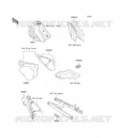 LABELS voor Kawasaki KX100 1995