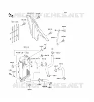 RADIATOR voor Kawasaki KX100 1995