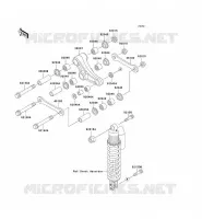REAR SUSPENSION voor Kawasaki KX100 1995
