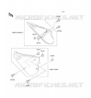 SIDE COWLING voor Kawasaki KX100 1995