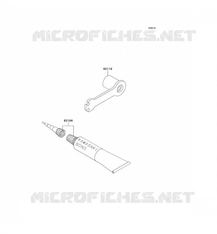 TOOL Kawasaki TOUT-TERRAIN 100 2000 KX100  KX100-C3