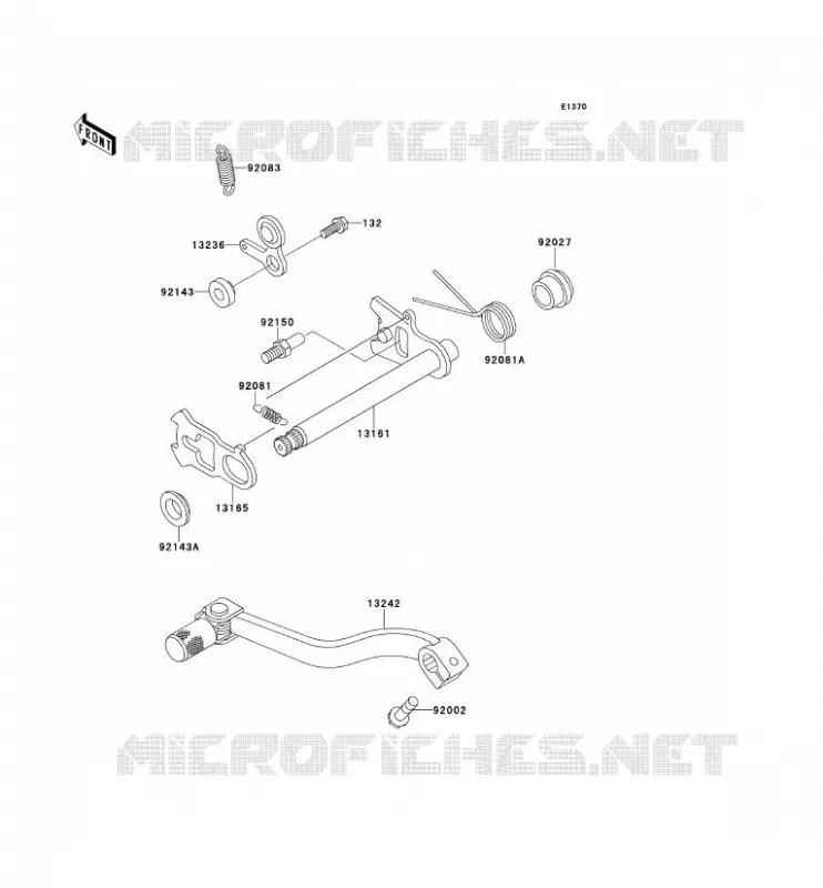 SHIFT Kawasaki TOUT-TERRAIN 100 2000 KX100  KX100-C3