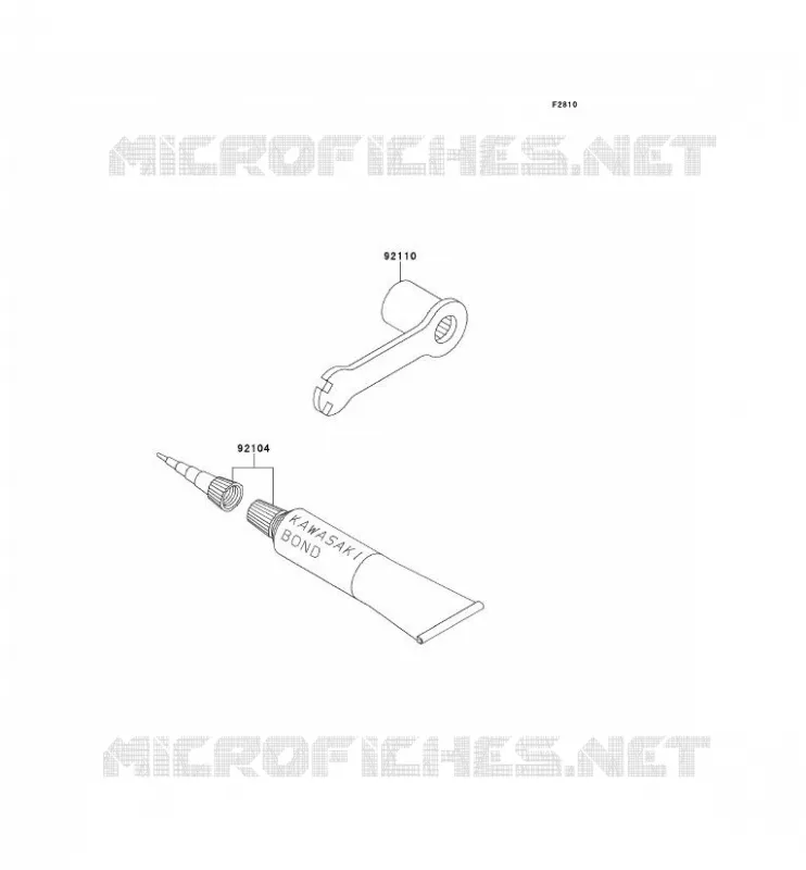 TOOL Kawasaki TOUT-TERRAIN 100 2000 KX100  KX100-C3