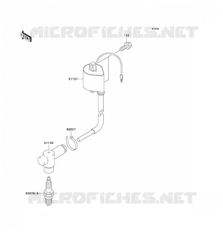IGNITION SYSTEM Kawasaki TOUT-TERRAIN 100 2001 KX100  KX100-D1