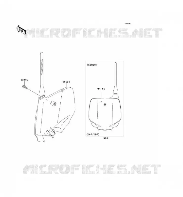ACCESSORY Kawasaki TOUT-TERRAIN 100 2011 KX100  KX100DBF