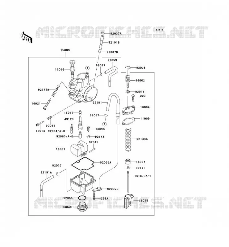 CARBURETOR Kawasaki TOUT-TERRAIN 100 2013 KX100  KX100DDF