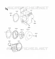 AIR FILTER voor Kawasaki KX125 1991