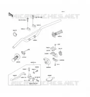 HANDLEBAR voor Kawasaki KX125 1991