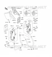 RADIATOR voor Kawasaki KX125 1991