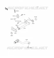 SHIFT voor Kawasaki KX125 1991