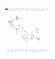 BRAKE PEDAL voor Kawasaki KX125 1991