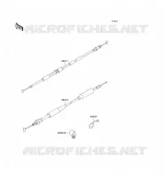 CABLES voor Kawasaki KX125 1991