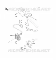 GENERATOR voor Kawasaki KX125 1991