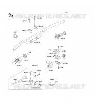 HANDLEBAR voor Kawasaki KX125 1991