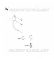 IGNITION COIL voor Kawasaki KX125 1991