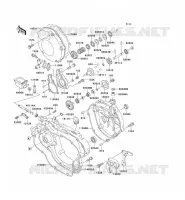 ENGINE COVERS voor Kawasaki KX125 1993