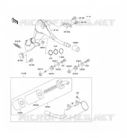EXHAUST voor Kawasaki KX125 1993