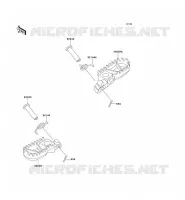 FOOTREST voor Kawasaki KX125 1993