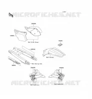 LABELS voor Kawasaki KX125 1993