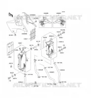 RADIATOR voor Kawasaki KX125 1993