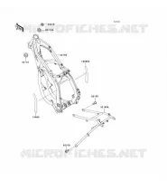 CHASSIS voor Kawasaki KX125 1995