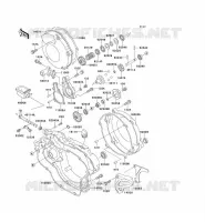 ENGINE COVERS voor Kawasaki KX125 1995