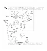 FRONT MASTER CYLINDER voor Kawasaki KX125 1995