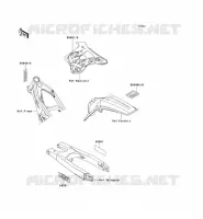 LABELS voor Kawasaki KX125 1995