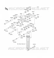 REAR SUSPENSION voor Kawasaki KX125 1995