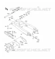 SWINGARM voor Kawasaki KX125 1995