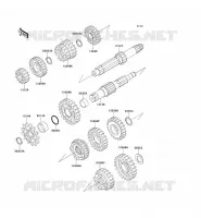 TRANSMISSION voor Kawasaki KX125 1995