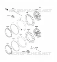 WHEELS   TIRES voor Kawasaki KX125 1995