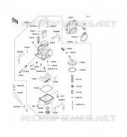 CARBURETOR voor Kawasaki KX125 1995