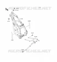 CHASSIS voor Kawasaki KX125 1995